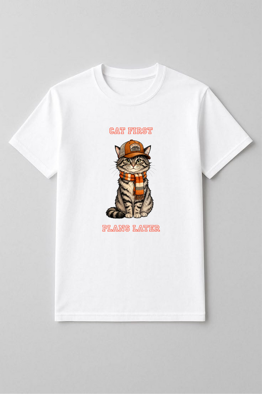 CAT FIRST Unisex Classic Crew T-Shirt