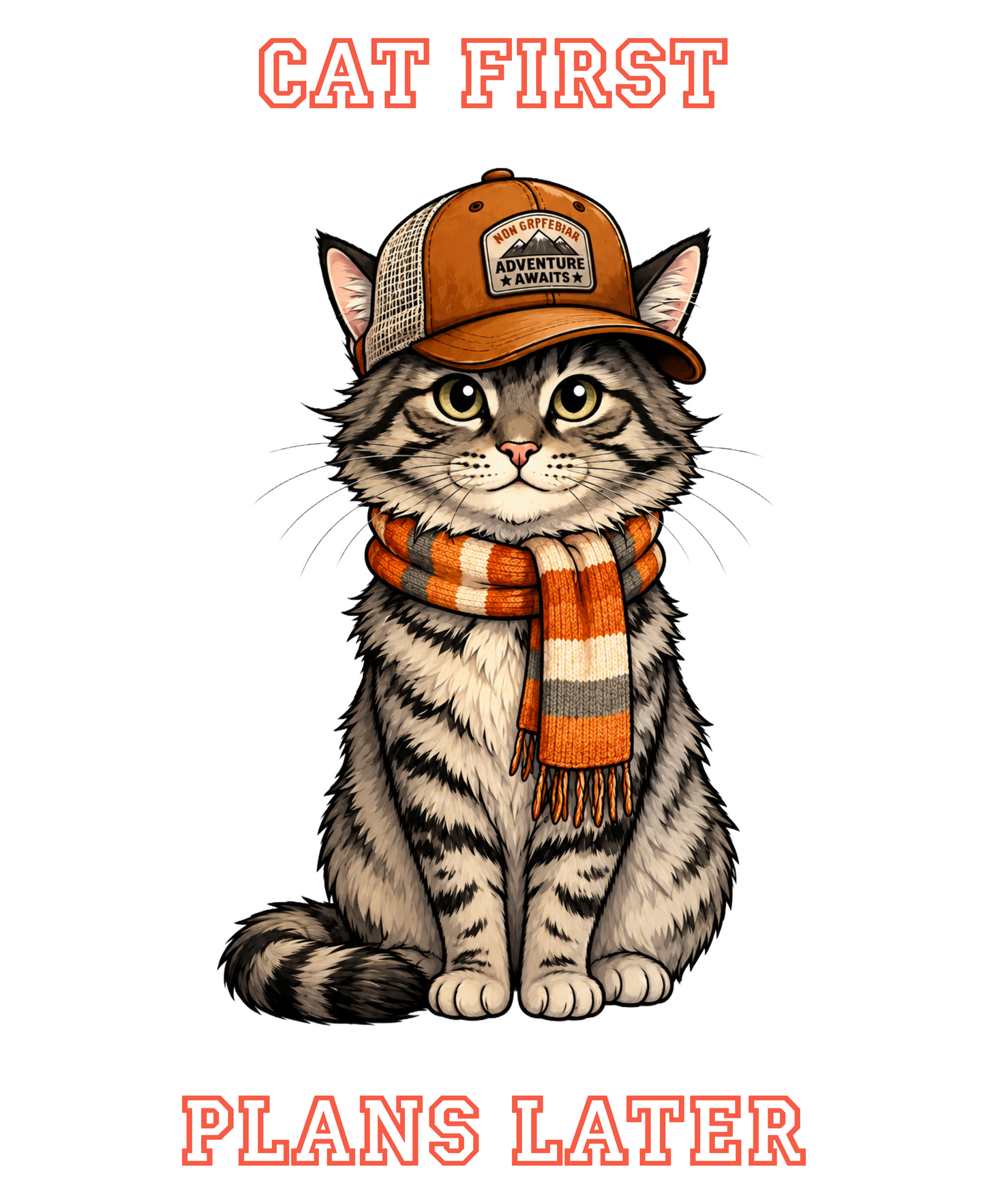 CAT FIRST Unisex Classic Crew T-Shirt