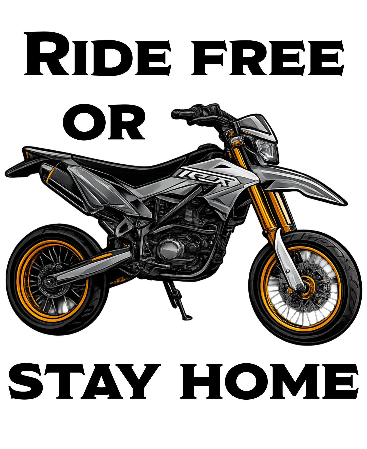 RIDE FREE Unisex Classic Crew T-Shirt